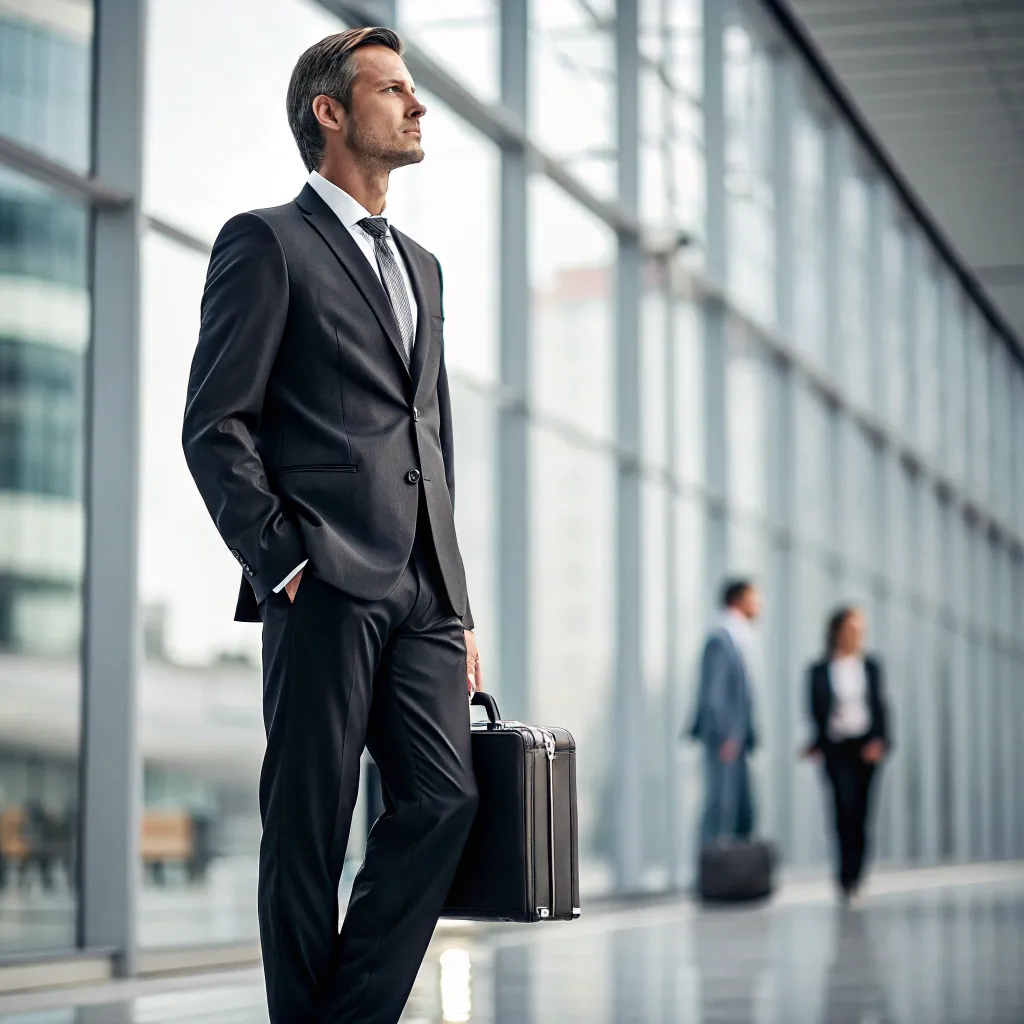 Business man in a suit